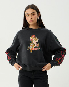 Hellcat - Recycled Crew Neck - Stone Black