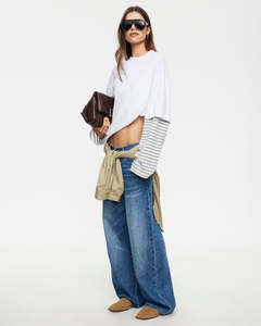 New: Bottega Shirt - Ash Stripe
