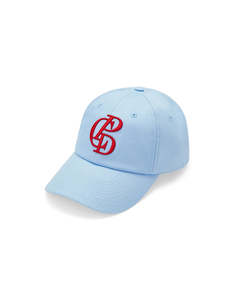 Womens Hats Caps And Beanies: Classic Cap - Sky/Red