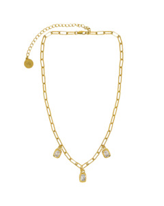 Womens Jewellery: Angelia Necklace - Gold