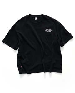 Mens T Shirts: Team Heavyweight Pocket T-Shirt - Black