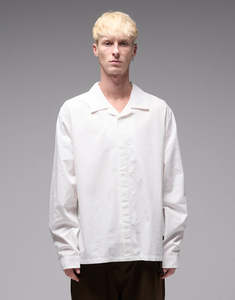 Mens Shirts: Marilyn Ag Long Sleeve Shirt - White