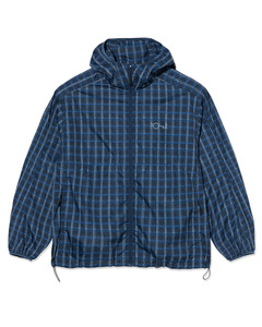 Mens Jackets Coats: Chase Light Shell Jacket - Blue Check