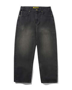 Mens Jeans: Racer Denim Jeans - Faded Black