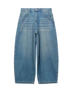Mens Jeans: Puddle Jeans - Blue Wash
