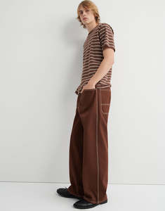 Mens Jeans: Craft Jeans - Brown Denim