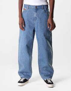 Baggy Denim Jeans - Washed Indigo