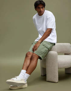 Mens Shorts: Cargo Shorts - Olive