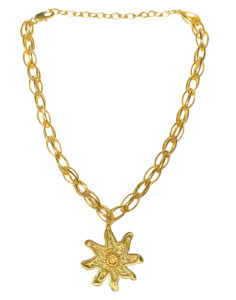 Mountain And Moon: Aria Necklace - Gold