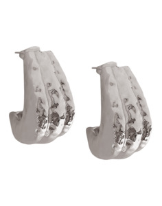 Mountain And Moon: Jones Earrings - Silver