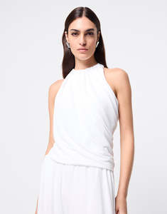 Mossman: Free Falling Top - White