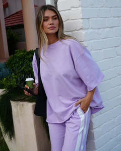 The Mason Tee - Lilac