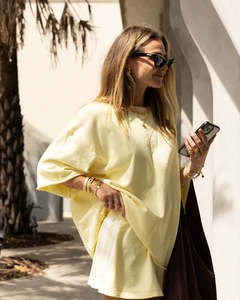 Luna Lane: The Maya Mini Skirt - Lemon
