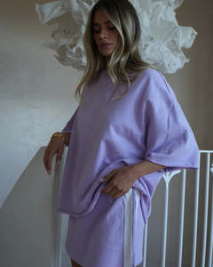 Luna Lane: The Maya Mini Skirt - Lilac