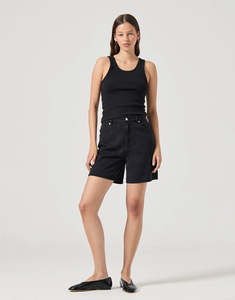 Super Mirage Denim Shorts - Lyocell Ash