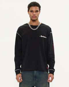 Goth Bobby Long Sleeve T-Shirt - Black