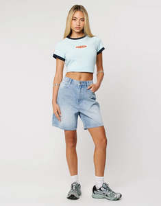 Abrand: Carrie Denim Shorts - Jordan Worn