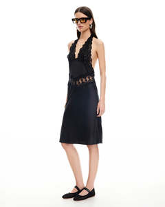 Lioness: Solana Midi Dress - Onyx