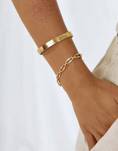 Arms Of Eve: Natasha Gold Cuff - Gold