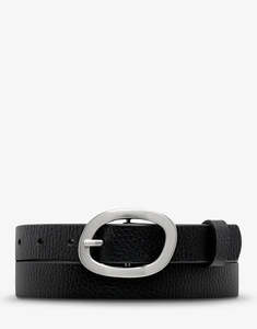 Status Anxiety: Nocturne Belt - Black/Silver