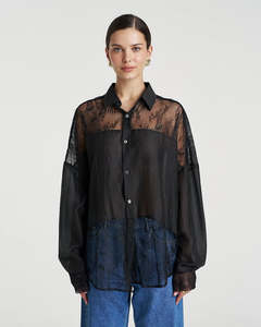 Dusk Long Sleeve Shirt - Black