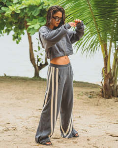 Races Trackpant - Washed Black