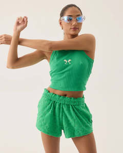 Cruise Dolphin Terry Short - Tropical Green