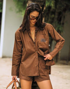 AJJA Pocket Shirt - Mocha