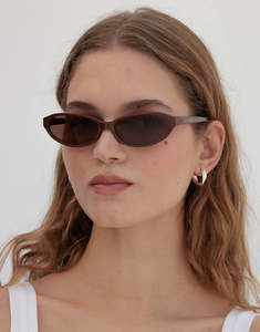 Lu Goldie: Alexe Sunglasses - Cinnamon