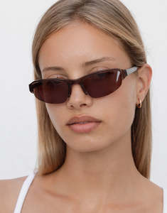 Lu Goldie: Gia Sunglasses - Black Coffee