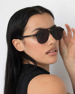 Lu Goldie: Scout Sunglasses - Ash