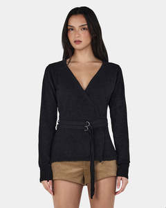 Ownley: Valerie Knit Cardigan - Black