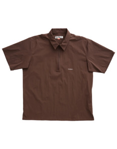 Hybrid Half Zip - Brown