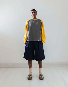 Hakama Shorts - Indigo