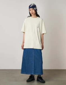 Daves Favourites: One Point Pigment Dyed T-Shirt - Natural Pigment