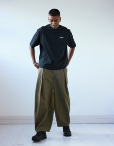Hakama Pleated Pants - Olive