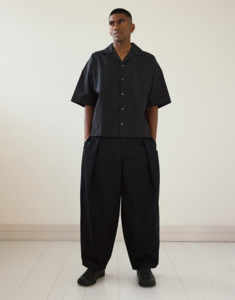 Hakama Pleated Pants - Black