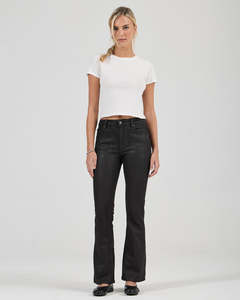Womens Bottoms: Midtown Boot Espresso Coated - Espresso