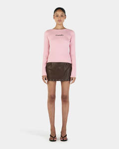 Sabine Mini Skirt - Chocolate
