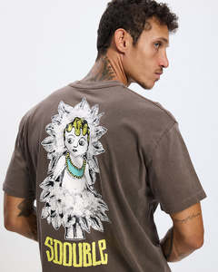New: Voodoo Doll Short Sleeve Tee - Pigment Ash