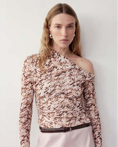 Liora Long Sleeve Mesh Top - Liora