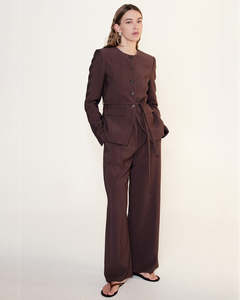 Womens Bottoms: Nadia Pant - Chocolate