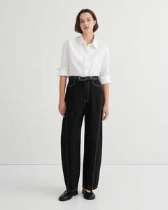Womens Bottoms: Twist Jeans - Black Denim