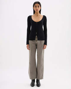 Arlotte Knit Cardigan - Black