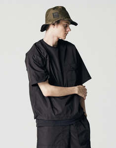 Military Half Sleeve Nylon T-Shirt - Black