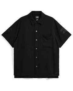 Non Down Jpnsp Rayon Shirt Half Sleeve - Black