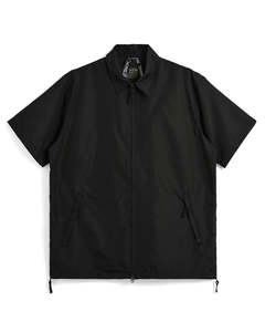 Non Down Military W-Zip Shirt Half Sleeve - Black