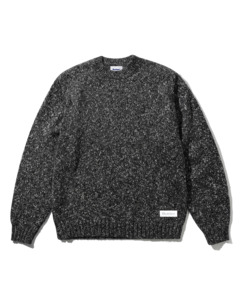 Speckle Knit Sweater - Charcoal