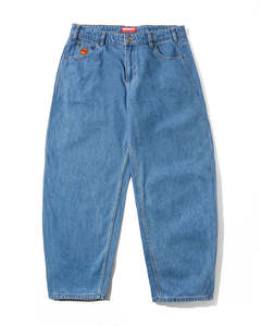 Mens Pants: Santosuosso Denim Jeans - Washed Indigo