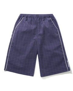 Mens Shorts: Main Shorts - Navy Plaid